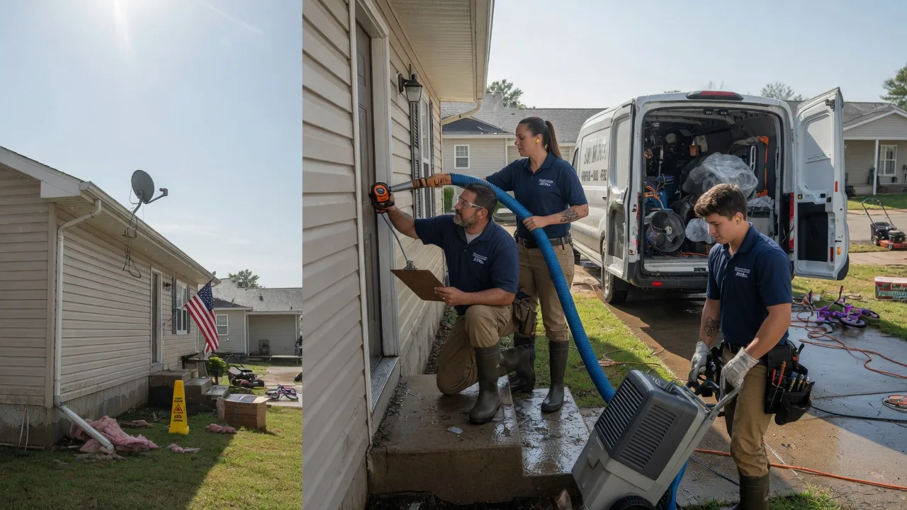 Ceiling Water Damage Restoration in Bluford, IL near me